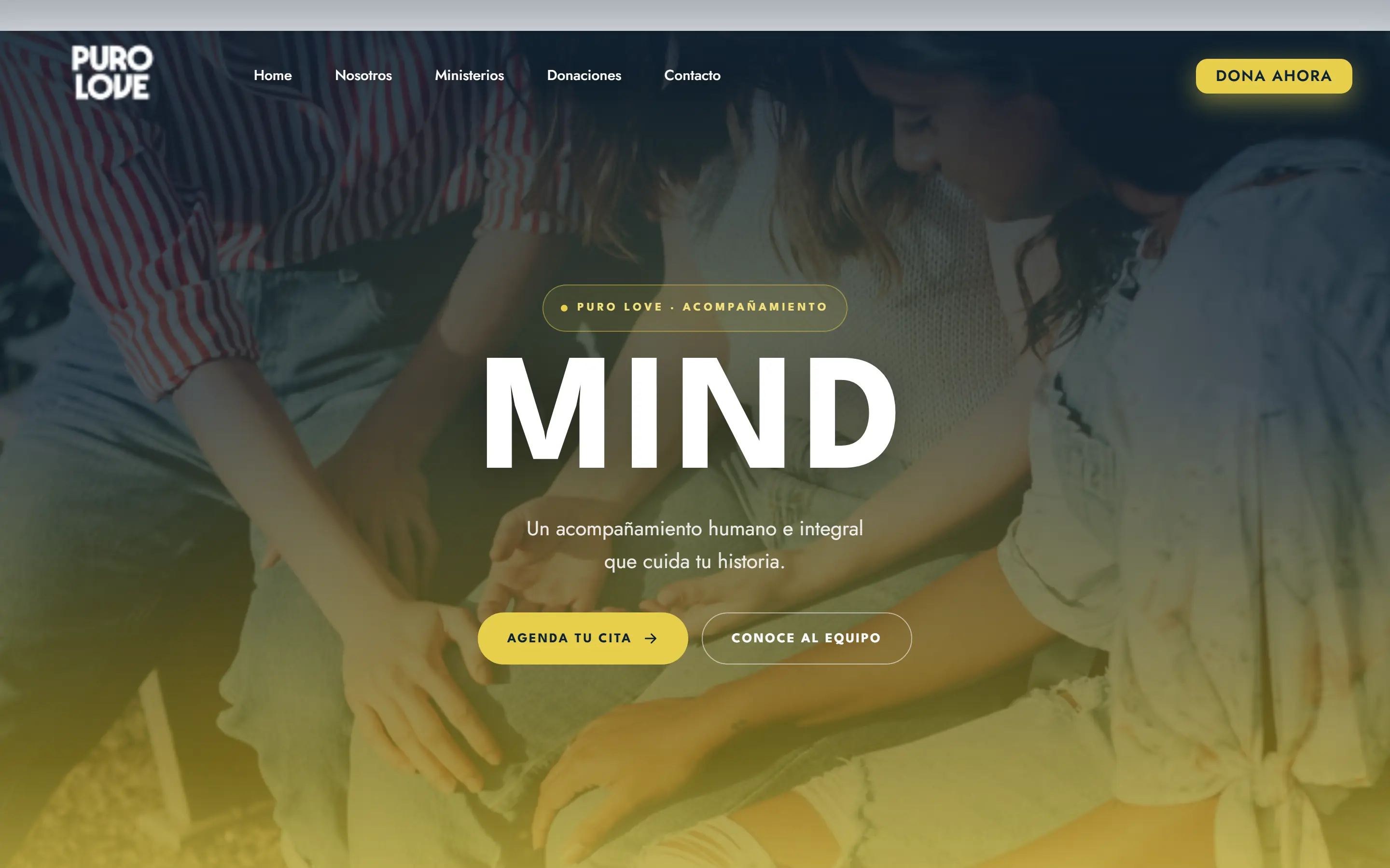 Puro Love: página Mind Experience