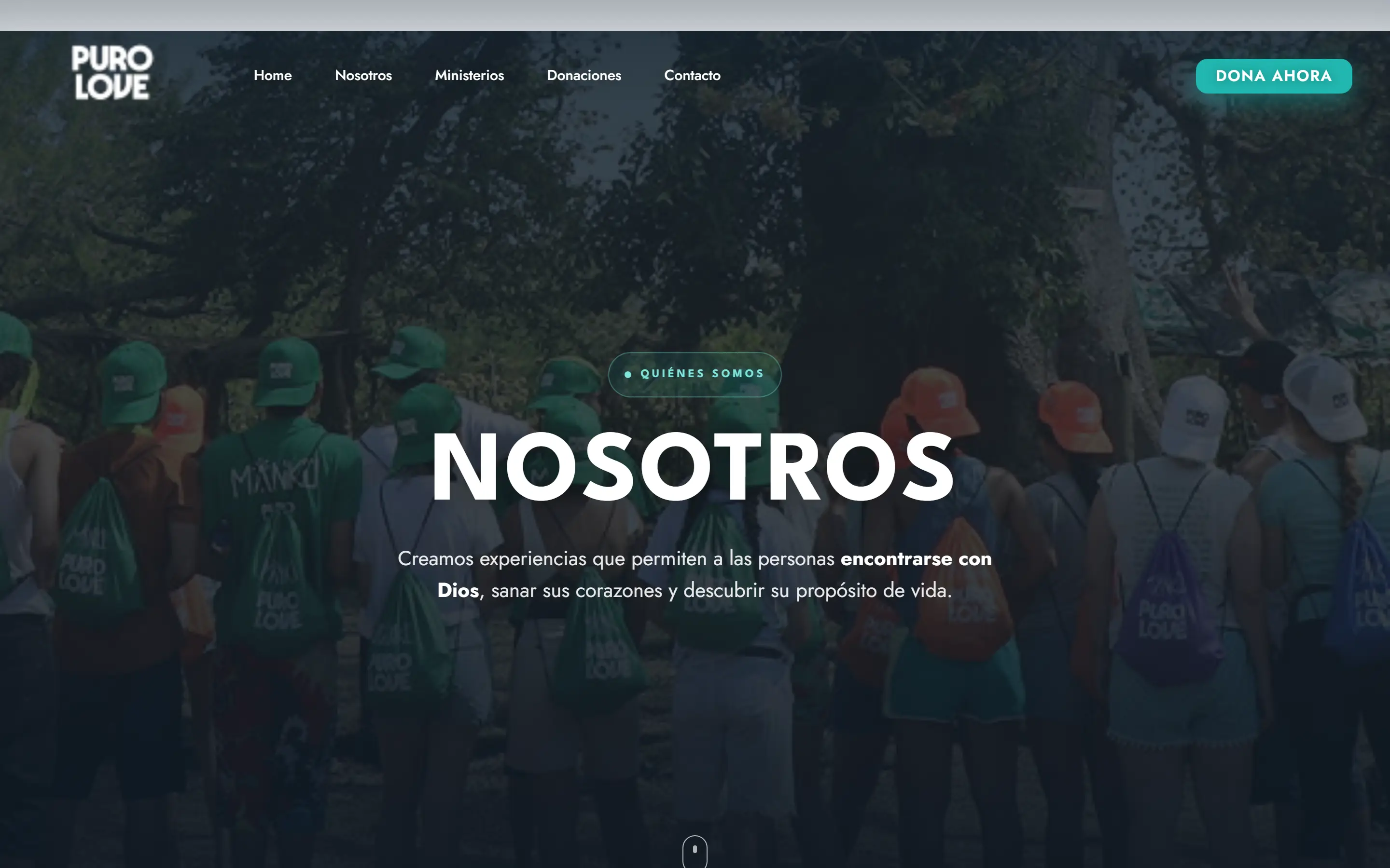 Puro Love: página Quiénes somos